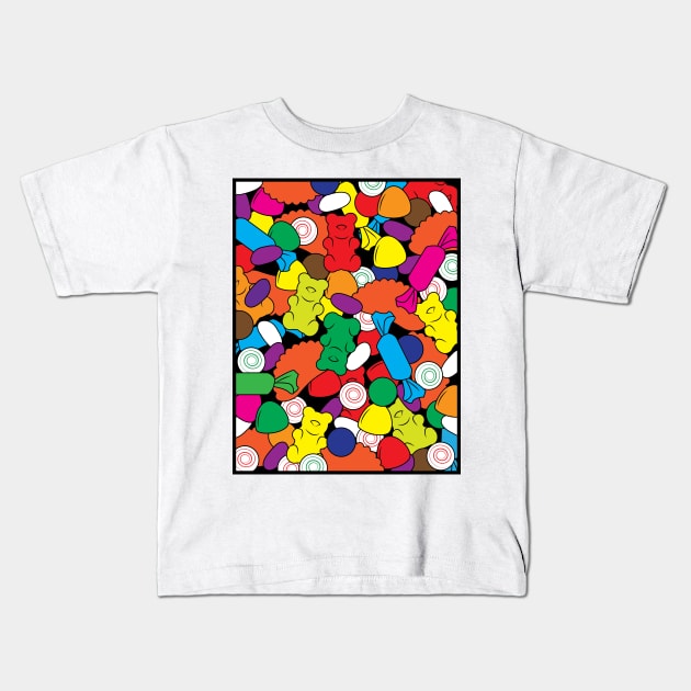 I Want Candy! Kids T-Shirt by DC & IC Designs